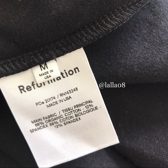 Reformation Braun dress black - Picture 9 of 12